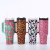 Drinkware | Casual Solid Color Leopard Stainless Steel Thermos Cup 40oz Drinkware 40oz