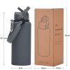 Drinkware | Casual Solid Color Stainless Steel Water Bottles 1 Piece 1L Drinkware 1L