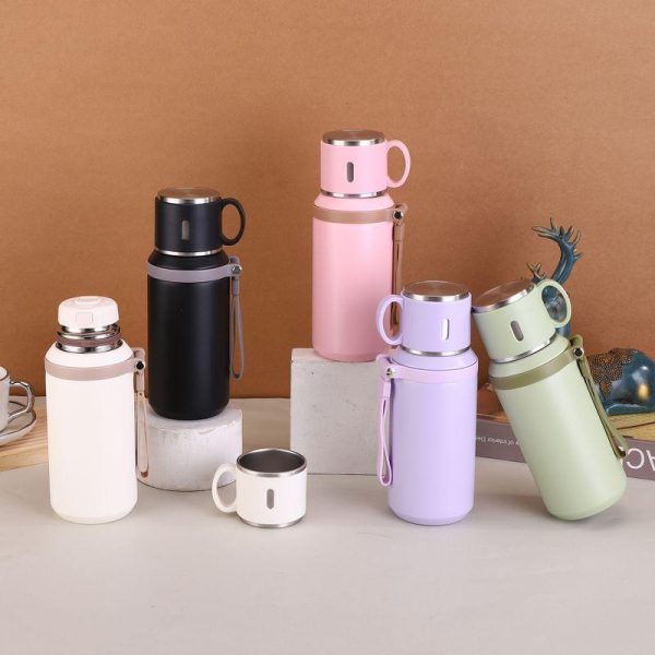 Drinkware | Casual Solid Color Stainless Steel Water Bottles 1 Piece 600ml Drinkware 600ML