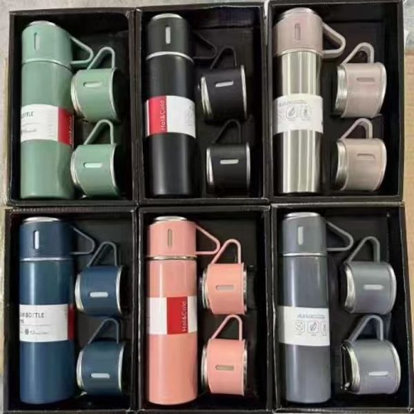 Drinkware | Casual Solid Color Stainless Steel Water Bottles 1 Set 500ml Drinkware 500ml