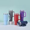 Drinkware | Casual Solid Color Stainless Steel Water Bottles 40oz Drinkware 40oz