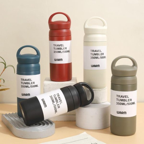 Drinkware | Casual Vacation Multicolor Stainless Steel Water Bottles 1 Piece 350ML Drinkware 350ML