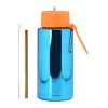 Drinkware | Chinoiserie Casual Vacation Multicolor Stainless Steel Water Bottles 1 Piece 1 Liter Drinkware 1 Liter