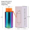 Drinkware | Chinoiserie Casual Vacation Multicolor Stainless Steel Water Bottles 1 Piece 1 Liter Drinkware 1 Liter