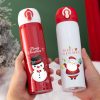 Drinkware | Christmas Casual Cute Santa Claus Letter Stainless Steel Thermos Cup 500ml Drinkware 500ml