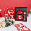 Drinkware | Christmas Christmas Cartoon Ceramics Christmas Tableware 1 Set 350ml Drinkware 350ML