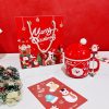 Drinkware | Christmas Christmas Cartoon Ceramics Christmas Tableware 1 Set 350ml Drinkware 350ML