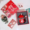 Drinkware | Christmas Christmas Cartoon Ceramics Christmas Tableware 1 Set 350ml Drinkware 350ML