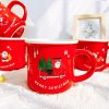 Drinkware | Christmas Christmas Cartoon Ceramics Mug 1 Piece 401-500ml Drinkware 401-500ml