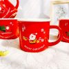 Drinkware | Christmas Christmas Cartoon Ceramics Mug 1 Piece 401-500ml Drinkware 401-500ml