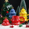 Drinkware | Christmas Vacation Christmas Tree Porcelain Water Bottles 401-500ml Drinkware 401-500ml