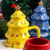 Drinkware | Christmas Vacation Christmas Tree Porcelain Water Bottles 401-500ml Drinkware 401-500ml