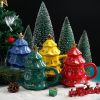 Drinkware | Christmas Vacation Christmas Tree Porcelain Water Bottles 401-500ml Drinkware 401-500ml