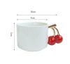 Drinkware | Cute Solid Color White Porcelain Water Bottles 1 Piece 300ML Drinkware 300mL