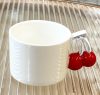 Drinkware | Cute Solid Color White Porcelain Water Bottles 1 Piece 300ML Drinkware 300mL