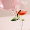 Drinkware | Elegant Plant Glass Glass Wine Glass 1 Piece Drinkware Drinkware