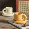 Drinkware | Elegant Solid Color Ceramics Mug 1 Piece 400Ml Drinkware 400Ml