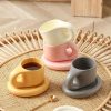 Drinkware | Elegant Solid Color Ceramics Mug 1 Piece 400Ml Drinkware 400Ml