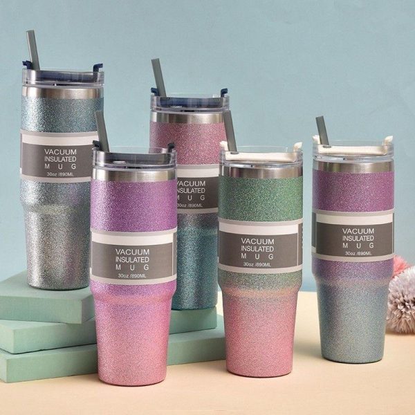 Drinkware | Fashion Gradient Color Stainless Steel Thermos Cup 600ml/20oZ Drinkware 600ml/20oZ