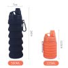 Drinkware | Fashion Solid Color Silica Gel Water Bottles 500ml Drinkware 500ml