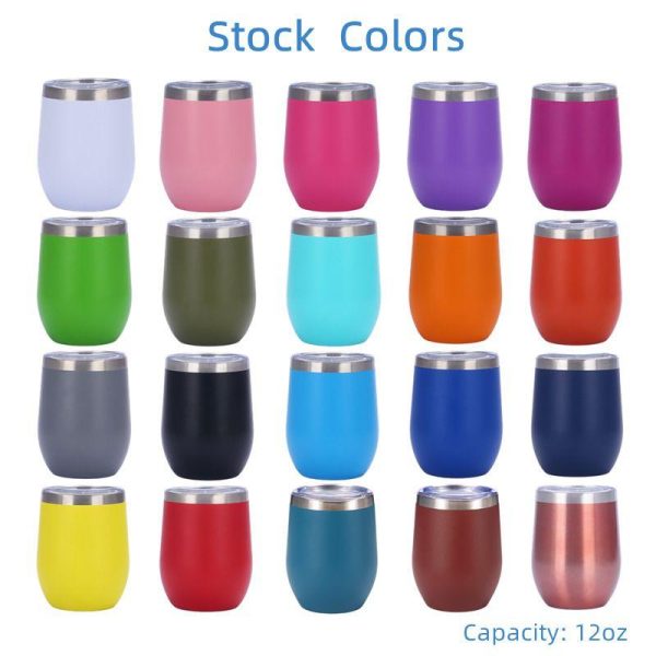 Drinkware | Fashion Solid Color Stainless Steel Thermos Cup 1 Piece 12oz Drinkware 12oz