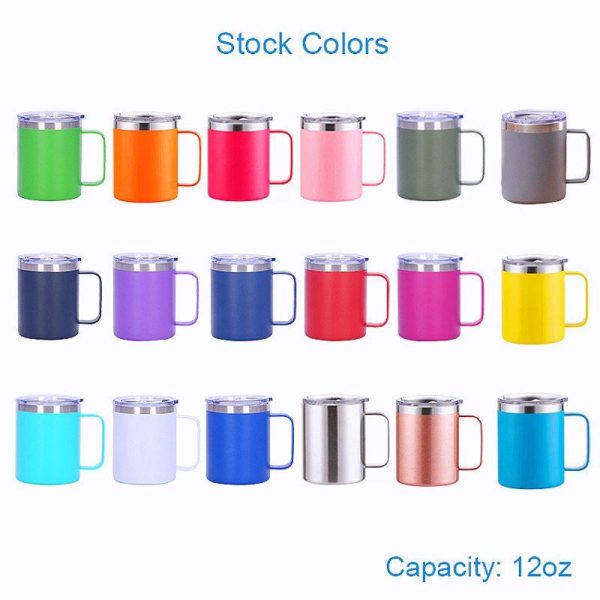 Drinkware | Fashion Solid Color Stainless Steel Water Bottles 1 Piece 12oz Drinkware 12oz