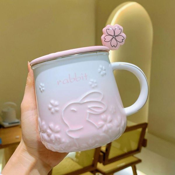 Drinkware | Vacation Cartoon Ceramics Mug 1 Piece 450ML Drinkware 450ML