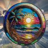 Wall Art | Beach Sun Arylic Pendant Artificial Decorations Sunshine Beach Home Decor Sunshine Beach