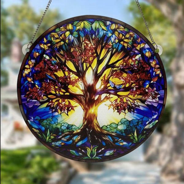 Wall Art | Cartoon Style Tree Arylic Pendant Artificial Decorations Style 1 Home Decor Style 1