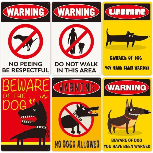 Wall Art | Casual Letter Iron Warning Sign Wall Art 10028(01)-20*30*0.025cm Home Decor 10028(01)-20*30*0.025cm