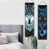 Wall Art | Casual Lion Polyester Tapestry Artificial Decorations 32.5x130cm Home Decor 32.5x130cm