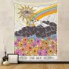 Wall Art | Casual Rainbow Devil’S Eye Plant Polyester Tapestry Artificial Decorations 73*95CM（磨毛款） Home Decor 73*95CM（磨毛款）