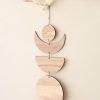 Wall Art | Casual Simple Style Semicircle Round Moon Wood Pendant Home Decor Wall Art