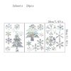 Wall Art | Casual Snowflake Pvc Wall Sticker Wall Art Laser Christmas Snowflake Tree Home Decor Laser Christmas Snowflake Tree