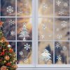 Wall Art | Casual Snowflake Pvc Wall Sticker Wall Art Laser Christmas Snowflake Tree Home Decor Laser Christmas Snowflake Tree