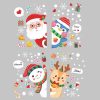 Wall Art | Christmas Cartoon Penguin Santa Claus Elk Pvc Window Stickers Door Sticker 20*29cm*4pcs Home Decor 20*29cm*4pcs