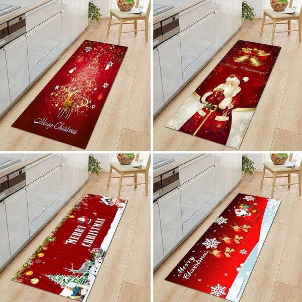 Wall Art | Christmas Cute Christmas Tree Santa Claus Snowman Flannel Fabric 40*60cm Home Decor 40*60cm