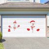 Wall Art | Christmas Snowman  Holiday Decoration Diy Cartoon Waterproof Magnetic Fridge Magnet Home Decor Wall Art