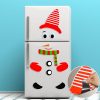 Wall Art | Christmas Snowman  Holiday Decoration Diy Cartoon Waterproof Magnetic Fridge Magnet Home Decor Wall Art