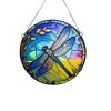 Wall Art | Classic Style Round Dragonfly Butterfly Arylic Pendant Style 1 Home Decor Style 1