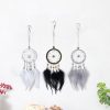 Wall Art | Creative Feather Dream Catcher Pendant Bag Decoration Car Home Decoration 0051b White Home Decor 0051b White