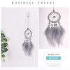 Wall Art | Creative Feather Dream Catcher Pendant Bag Decoration Car Home Decoration 0051b White Home Decor 0051b White