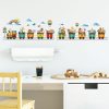 Wall Art | Cute Animal Train Pvc Wall Sticker 40*60cm Home Decor 40*60cm