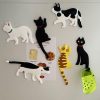 Wall Art | Cute Cat Synthetic Resin Refrigerator Magnet Artificial Decorations Home Decor Wall Art