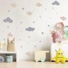 Wall Art | Cute Clouds Star Pvc Wall Sticker Wall Art 24*70cm Home Decor 24*70cm