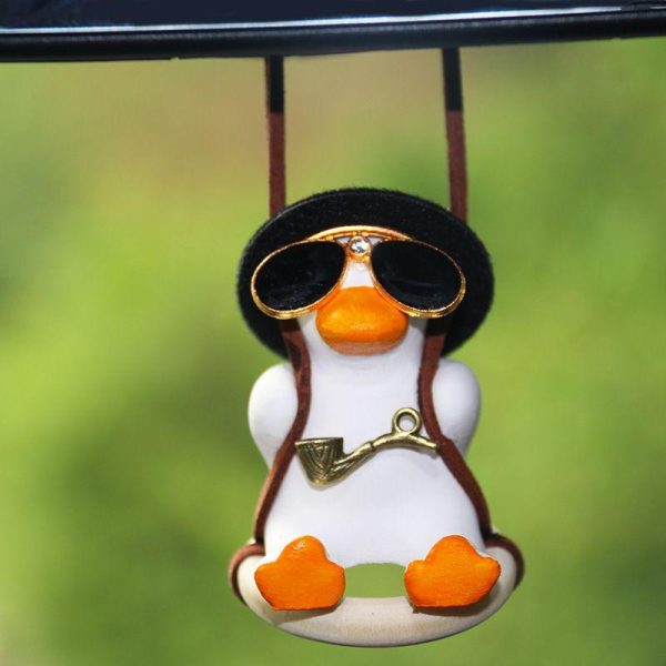 Wall Art | Cute Swing Duck Pendant Car Decoration Supplies Home Decor Wall Art