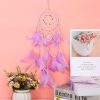 Wall Art | Dreamcatcher Feather Metal Wind Chime Sansheng Sanshi Pink Home Decor Sansheng Sanshi Pink