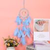 Wall Art | Dreamcatcher Feather Metal Wind Chime Sansheng Sanshi Pink Home Decor Sansheng Sanshi Pink