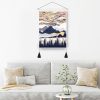 Wall Art | Elegant Landscape Polyester Tapestry Artificial Decorations 35x50cm Home Decor 35x50cm