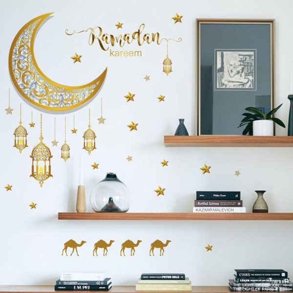 Wall Art | Elegant Pentagram Plastic Wall Sticker Wall Art MS4358-ZC(30*60cm) Home Decor MS4358-ZC(30*60cm)